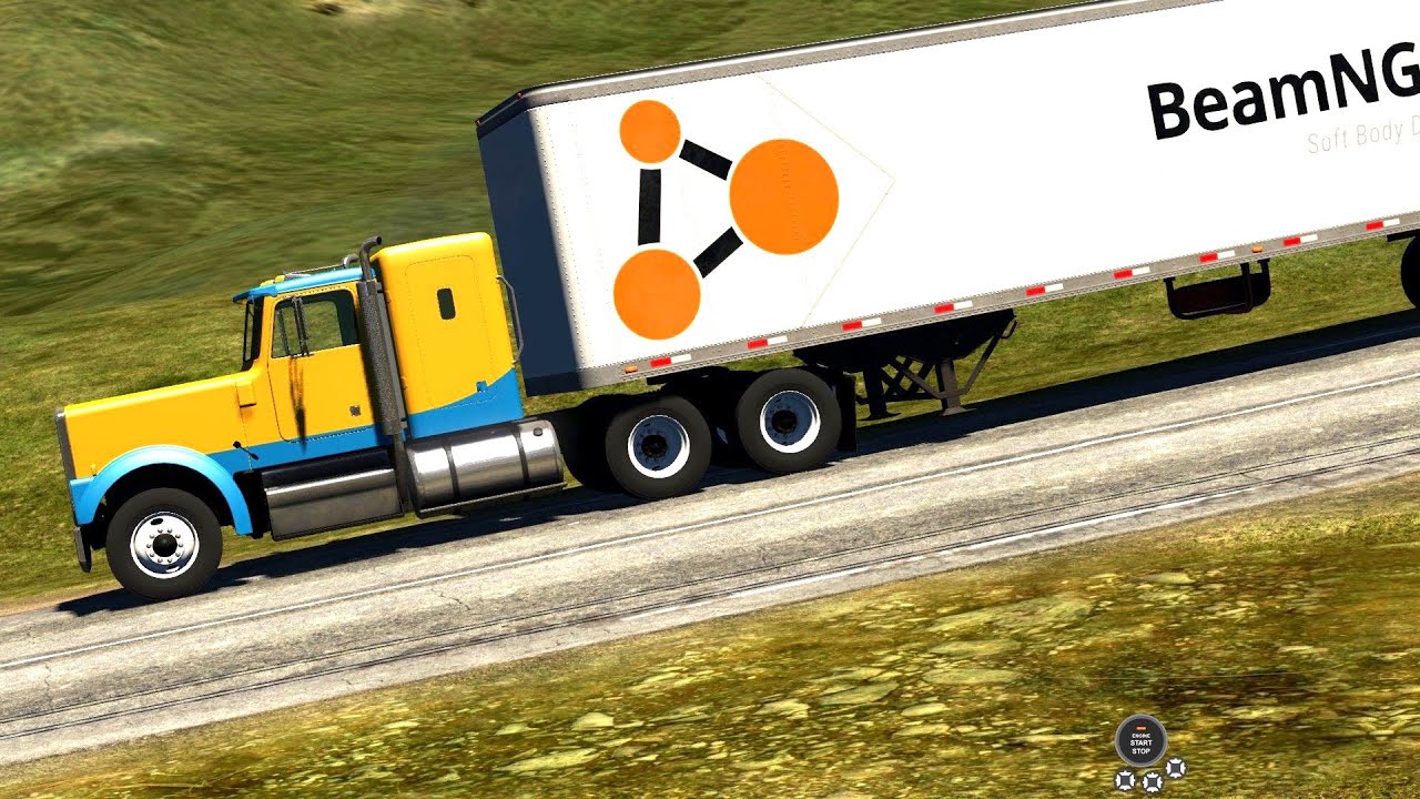 BeamNG Drive - T75 Semi Truck Tasty Cola Transport on the Altitude Map Part 1