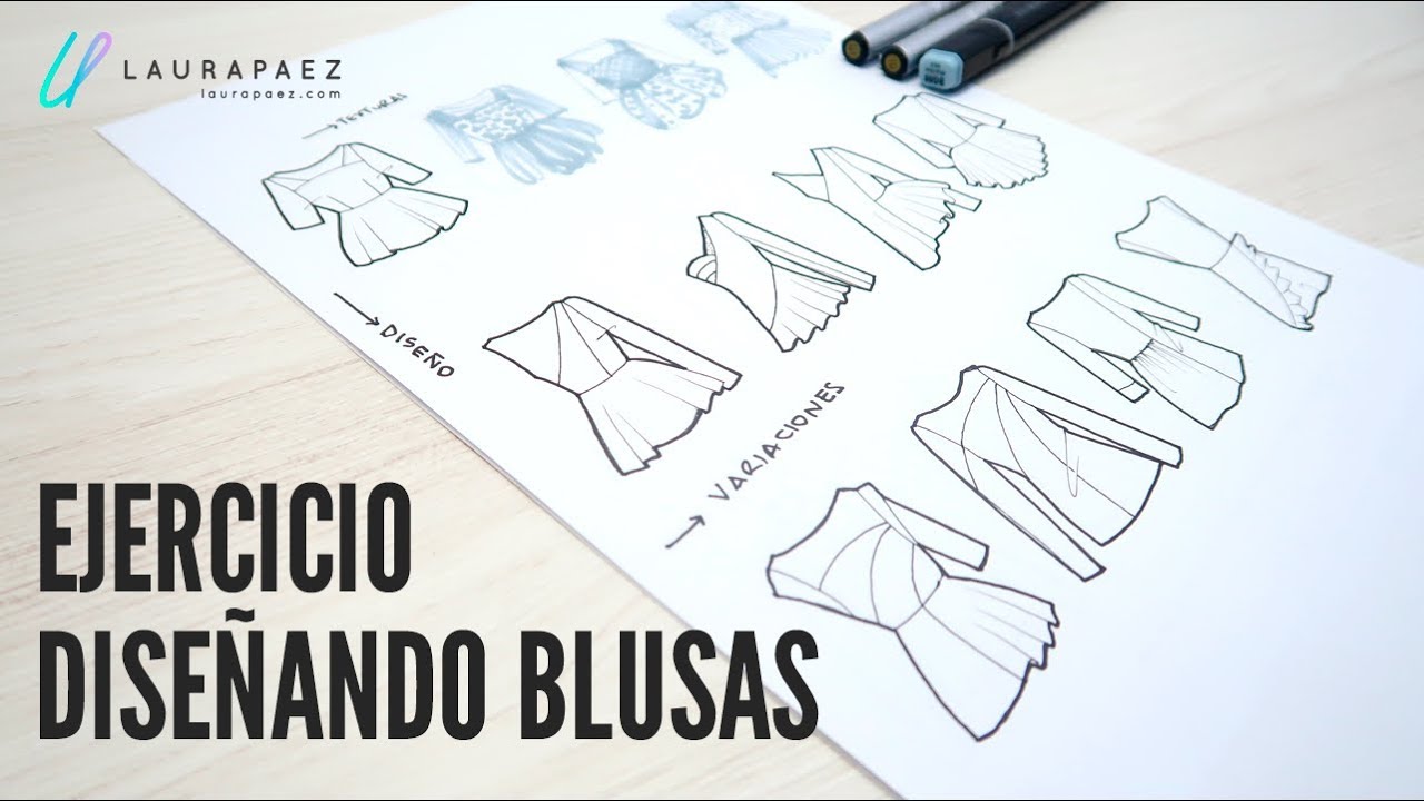 Cómo DISEÑAR BLUSAS 👚: Ejercicio de diseño