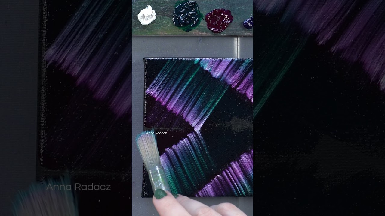 How to paint  #northernlights #oilpainting #paintingtutorial #art #crystallake