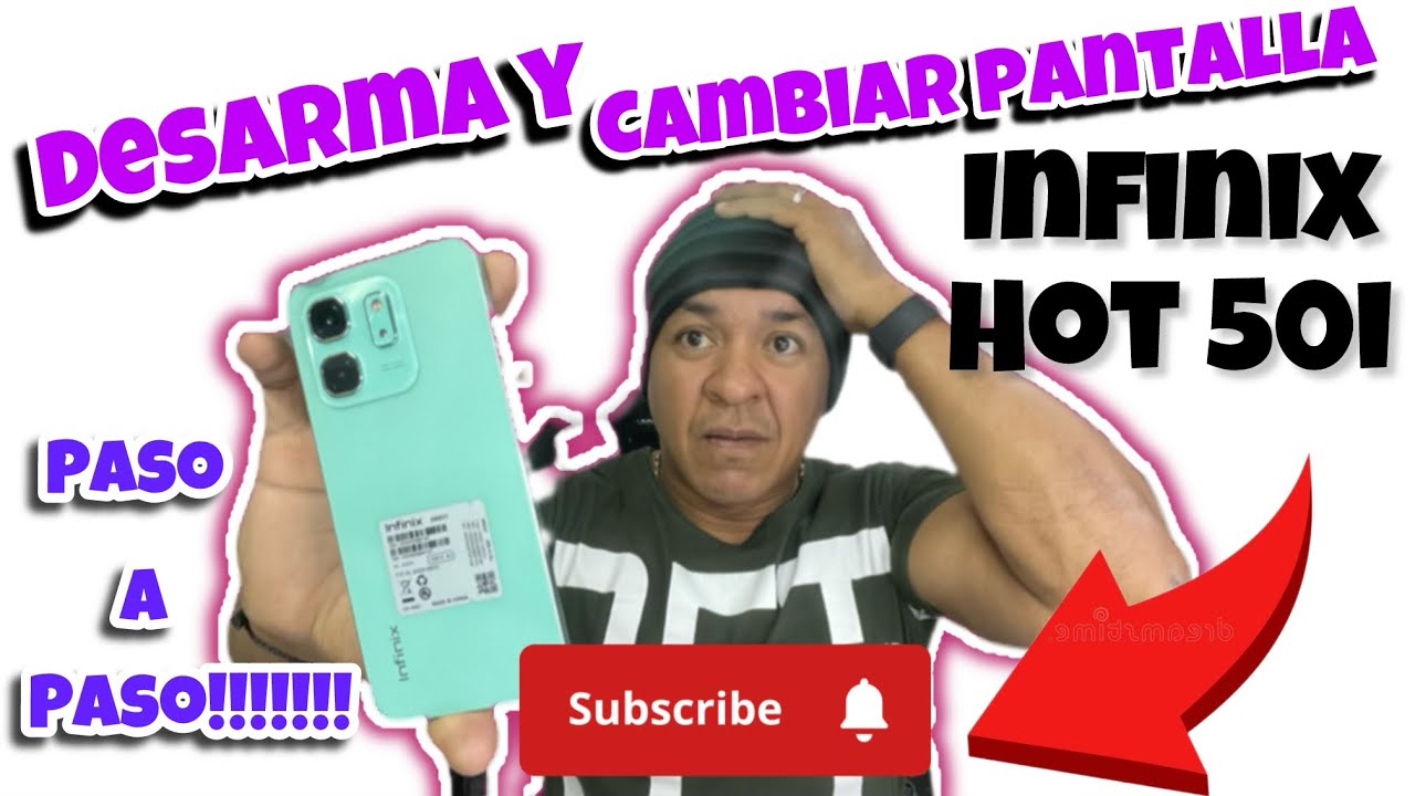 INFINIX HOT 50i | DESARMAR Y CAMBIAR PANTALLA INFINIX HOT 50i | APRENDE A DESARMAR INFINIX HOT 50i.