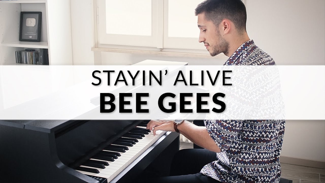 Stayin' Alive - Bee Gees (Saturday Night Fever) | Piano Cover + Sheet Music