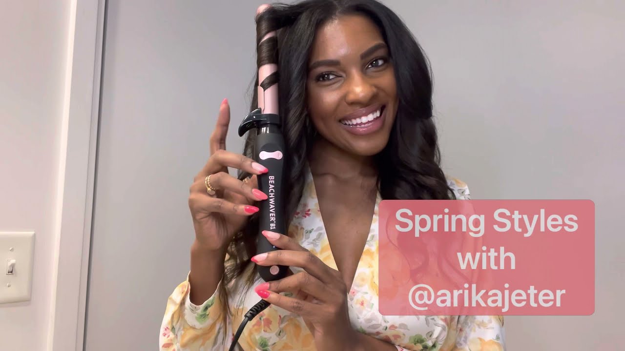 How To: Easy Glam Styling with Beachwaver B1 Midnight Rose