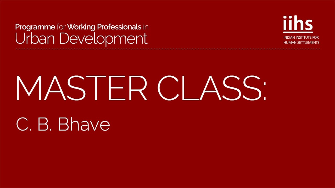 Masterclass | Change Management by C.B. Bhave