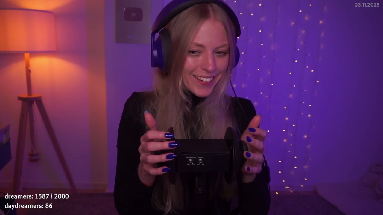 ASMR Relaxing ASMR Triggers (Whisper) *Previous Livestream*