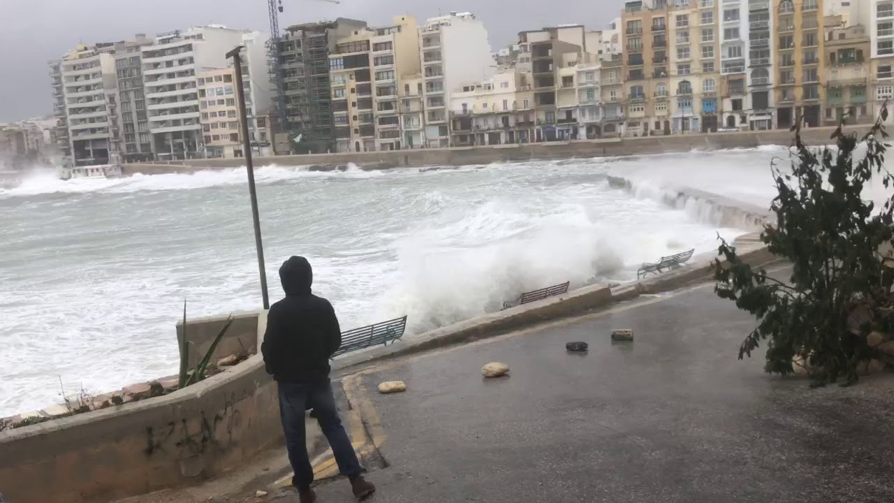 Malta Storm 24 Feb 2019