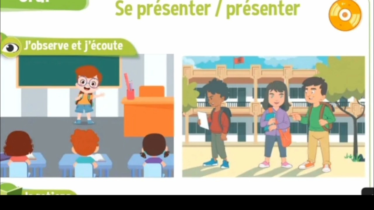 se présenter/présenter le trésor des mots ce1/ dialogue 1 / page 10