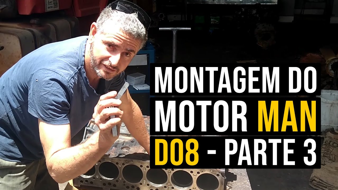 Montagem do motor Man D08 | Parte 3