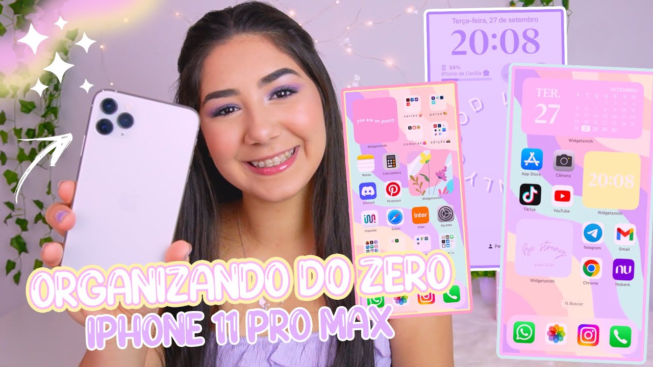 ORGANIZANDO DO ZERO MEU IPHONE 11 PRO MAX 🤍