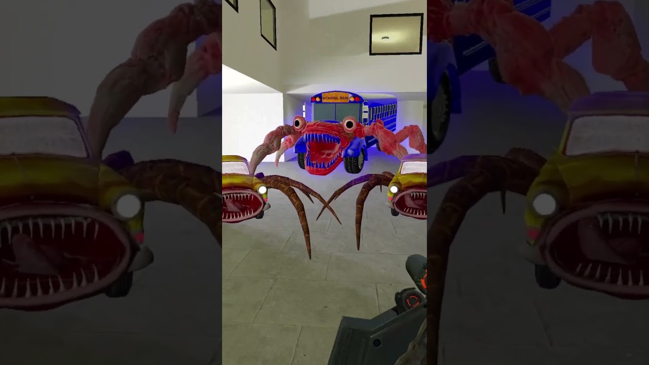 WHERE BUS EATER TEAM HIDE IN HOTEL Garry's Mod #shorts