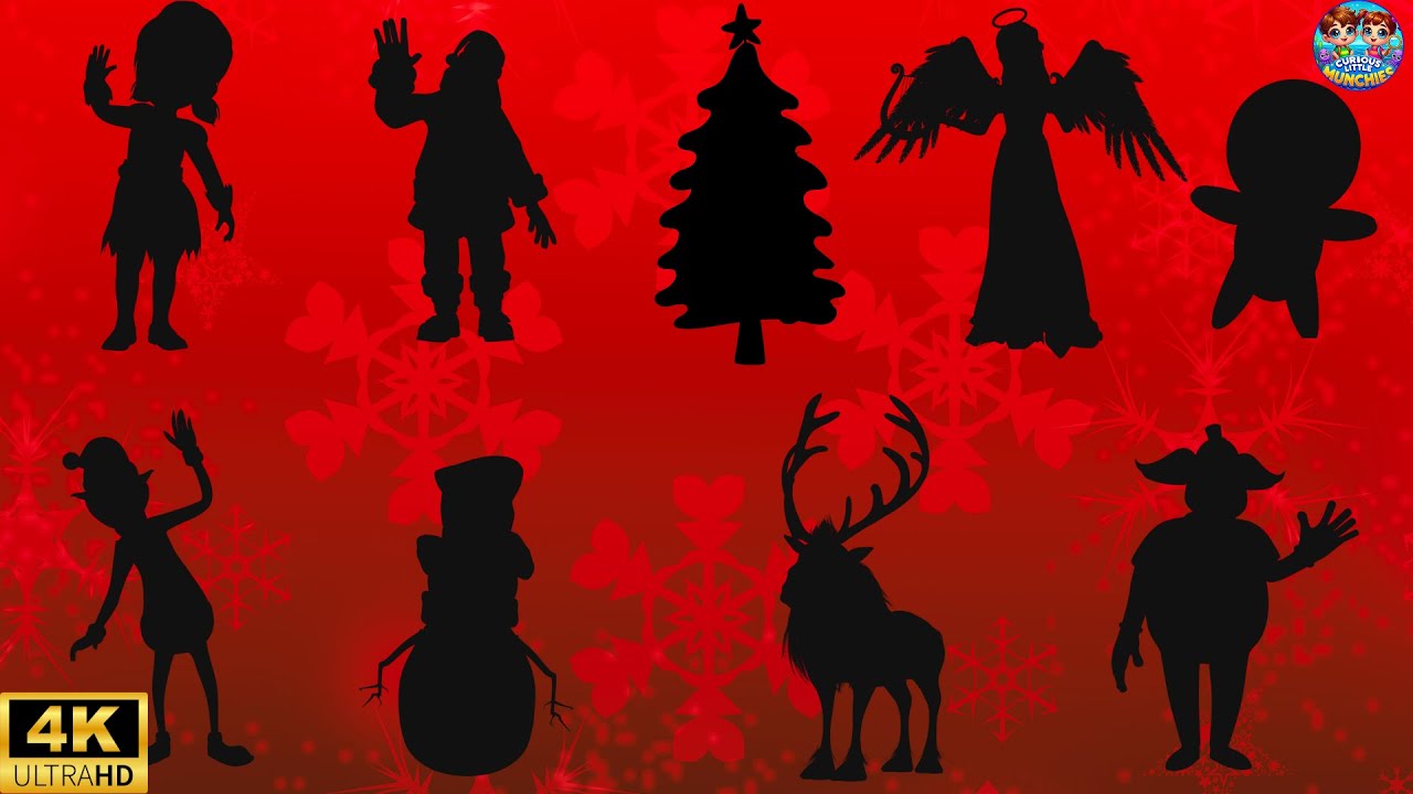Угадай тень Рождества | Игра в тени | Рождественские уроки для детей | Семейный отдых