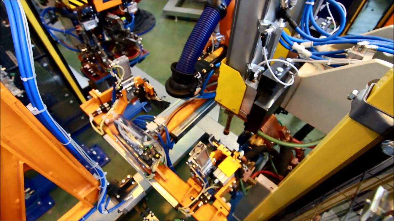 Serra In Line resistance welding with pick and place