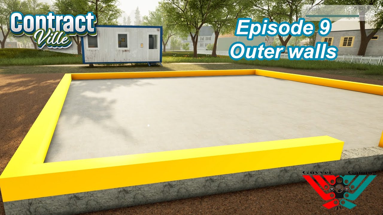 ContractVille ¦ Episode 9 House Build Walls and halls
