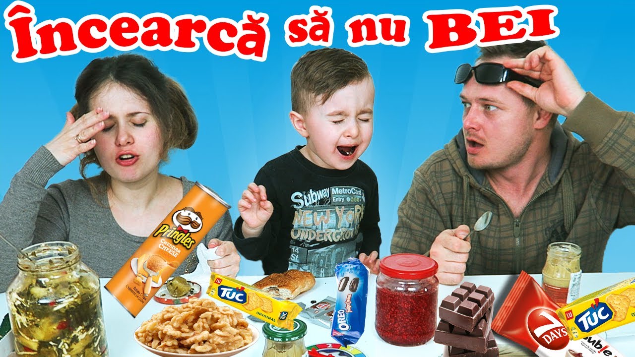 Incearca SA NU BEI Mama Plange Provocare cu Muraturi Dulciuri Mustar Cipsuri