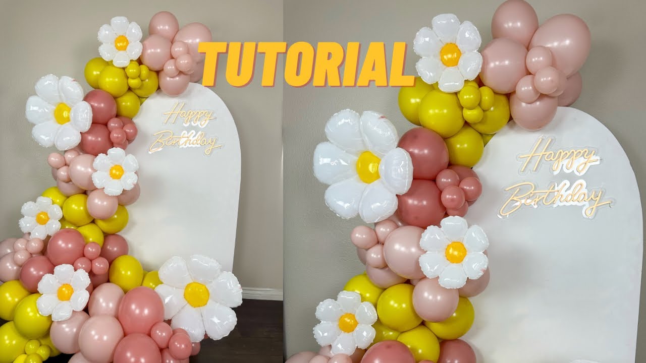 HOW TO MAKE A BALLOON GARLAND | Step By Step Tutorial | Temu Review