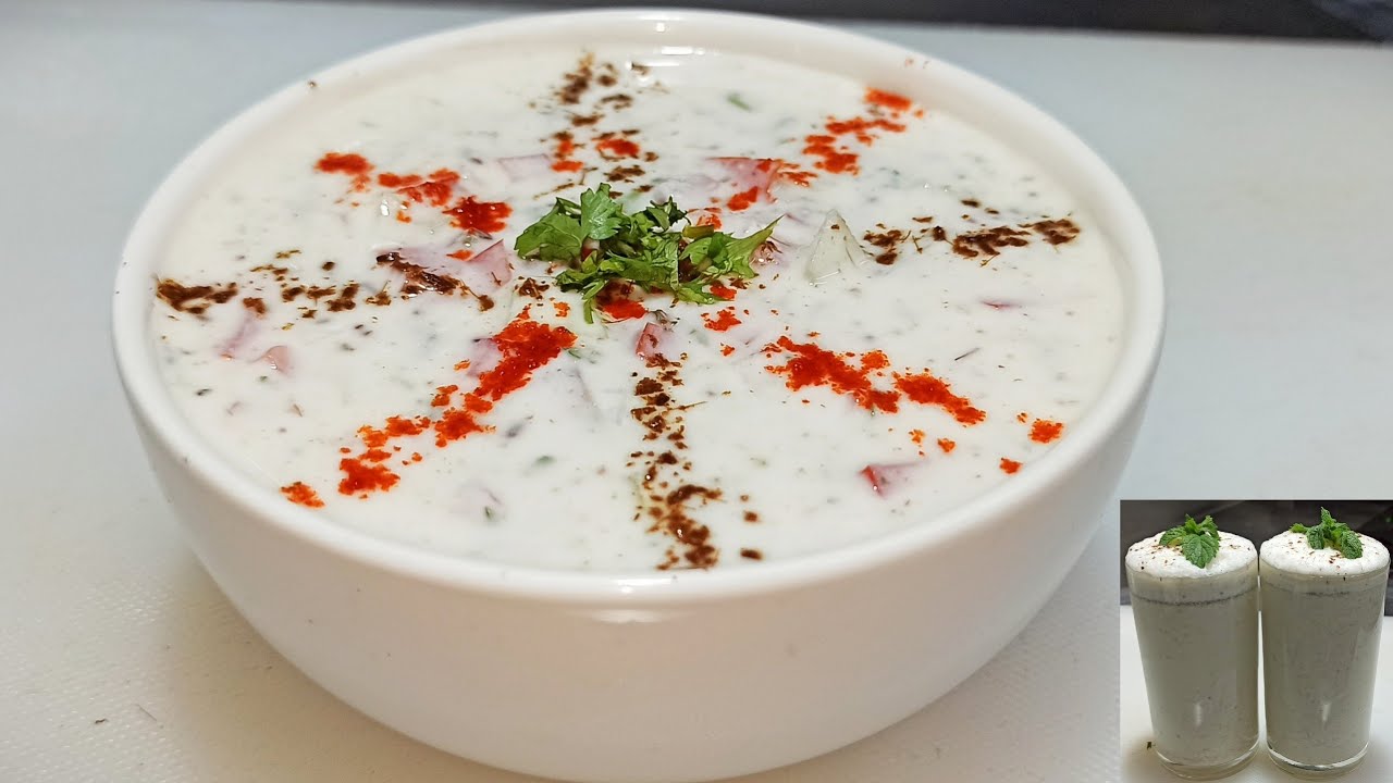 रेस्टोरेंट जैसा टेस्टी रायता और लस्सी बनाने की विधि | Mix Raita Recipe | Raita Recipe | Chef Ashok