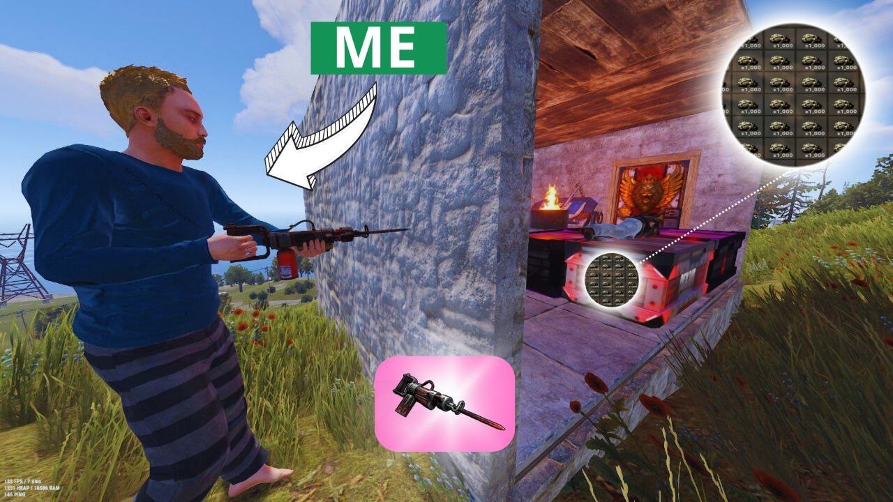 راست سولو ريدت بل جاك همر فقط🔥شوفو شو طلعلي 🔥!!Rust