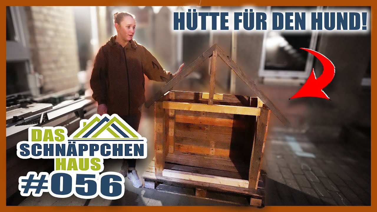 HUNDEHÜTTE aus PALETTEN selber bauen! | SCHNÄPPCHENHAUS #56 | Home Build Solution