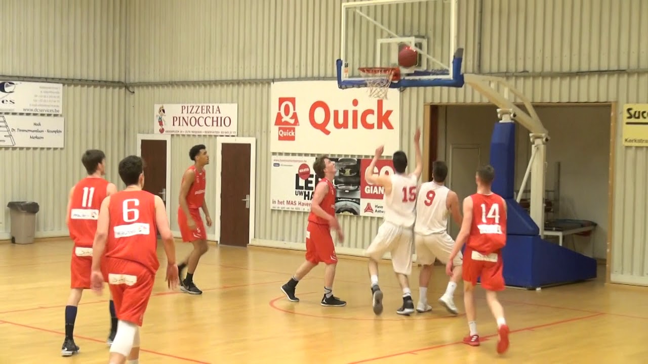 U 21 Nationaal Antwerp Giants-Spirou Charleroi