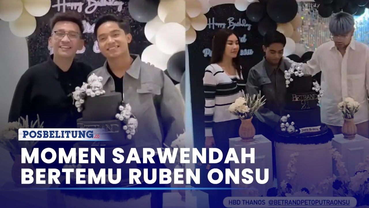 Momen Sarwendah Bertemu Ruben Onsu di Ultah Betrand Peto Jadi Perbincangan Warganet