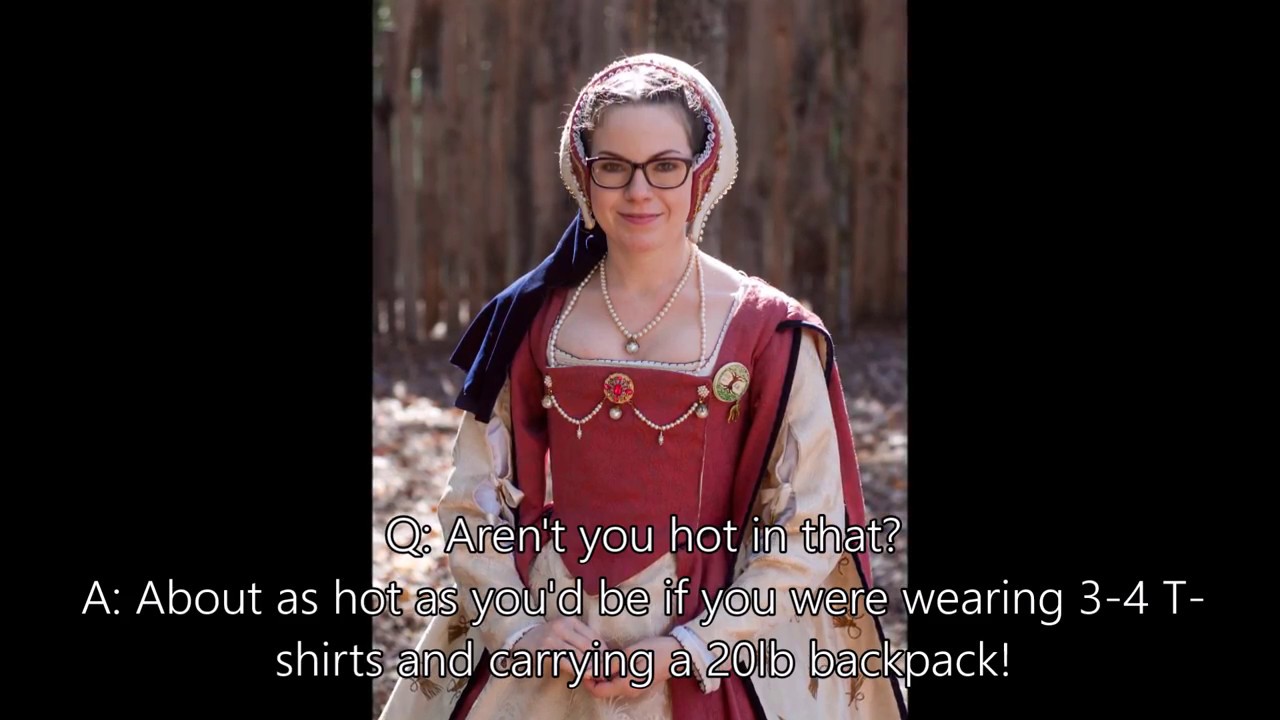 Dressing in a Tudor French Gown