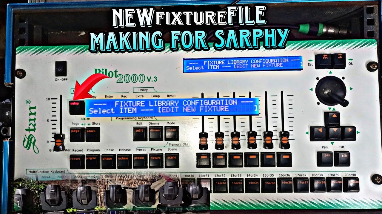 Pilot 2000 Fixture File Making (Fully Explained in Hindi)