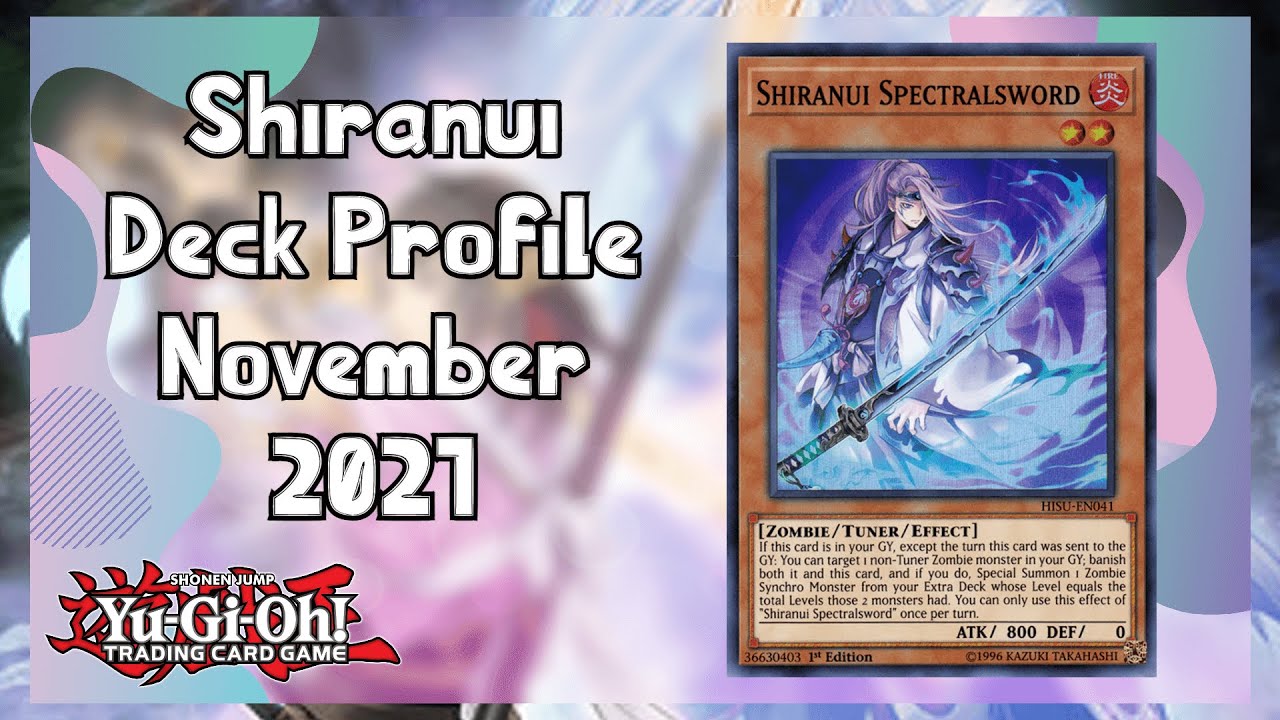 Yu-Gi-Oh! Shiranui Deck Profile November 2021