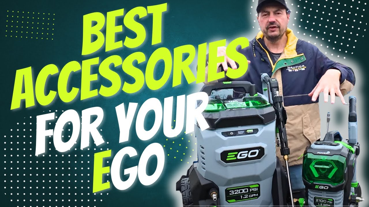 Using your EGO 2100 or 3200 pressure washer to wash your car? Check out my list of best accessories!