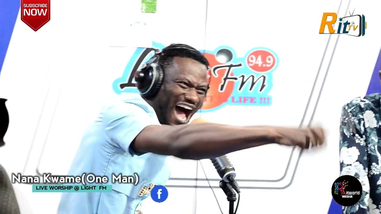 🔥Deeper Worship & Praise Medley - Minister Nana Kwame (One Man), Powerful Ministration On Light FM