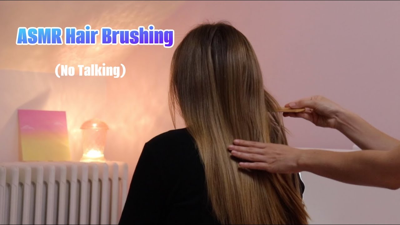 ASMR ⎮Hair Brushing, Hair Play, Back Brushing ✿ (No talking)