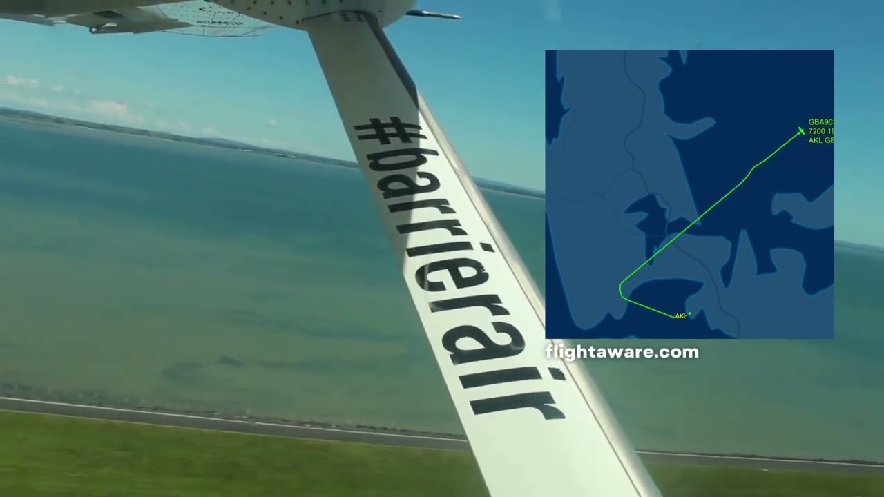 FLIGHT REVIEW | Barrier Air Cessna Caravan Auckland - Great Barrier