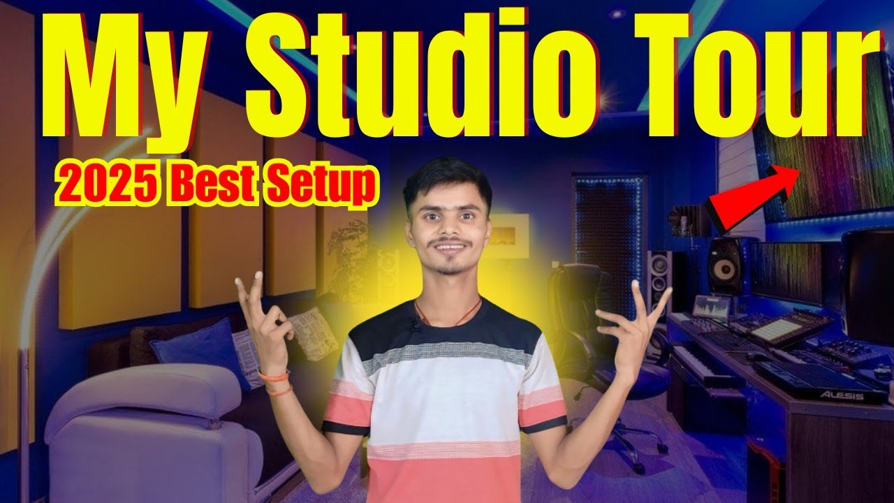 My Studio Tour Best Setup 2025 || YouTube Ka Best Studio Setup || Studio कैसे बनाए