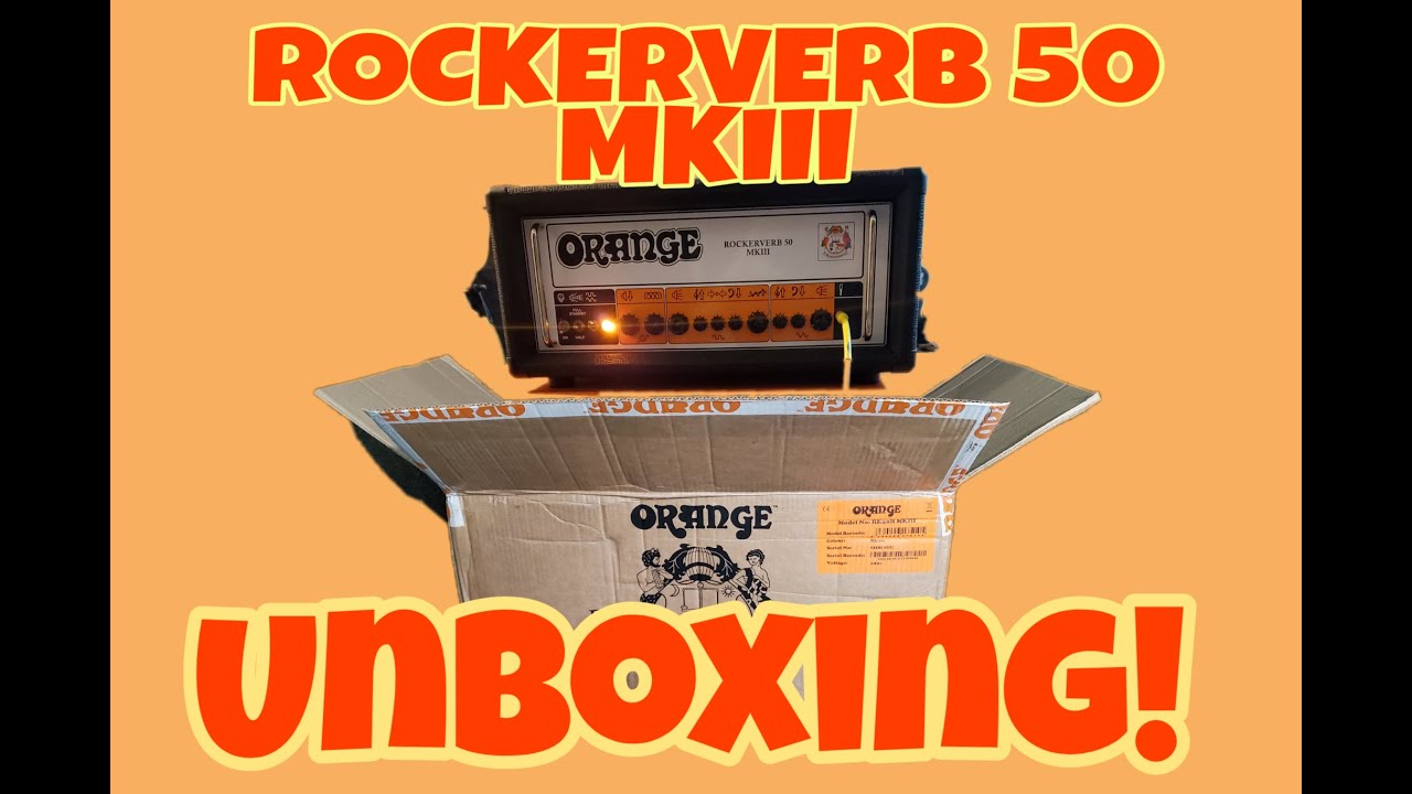 Unboxing Todd's new Rockerverb MkIII