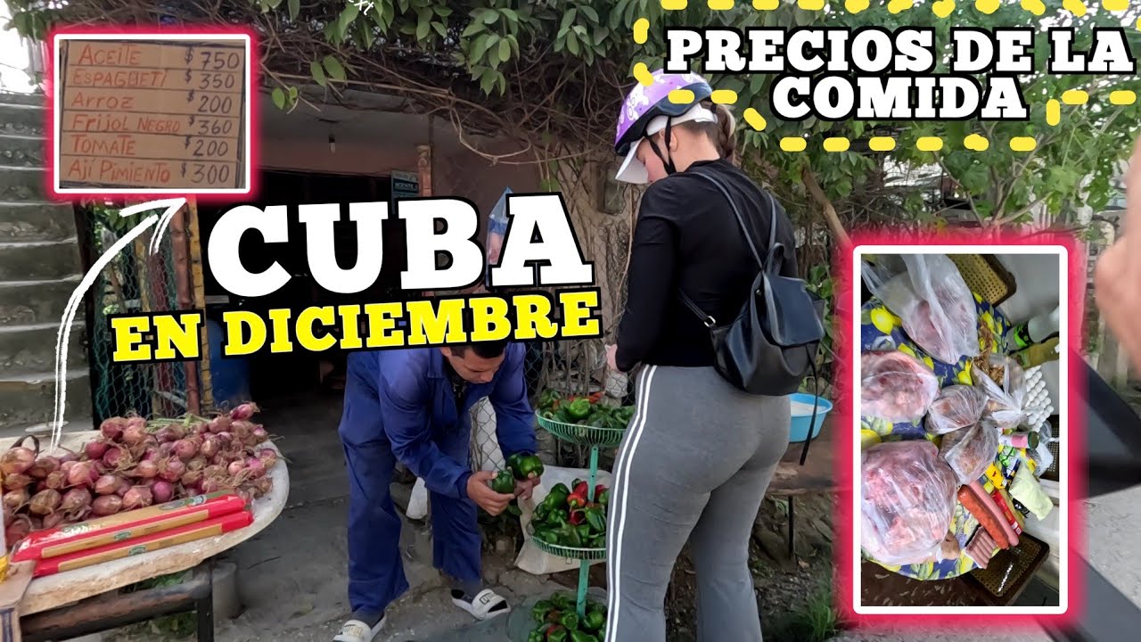 Así están los PRECIOS de la COMIDA en CUBA 🇨🇺. Amiga desde Estados Unidos me SORPRENDE con REGALO 🇺🇸