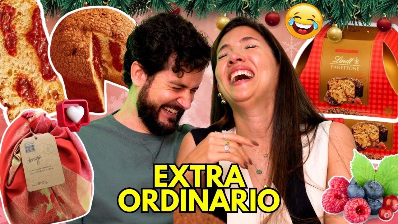 PROVANDO PANETONES LINDT FRUTAS VERMELHAS e DENGO GOIABADA l LOUCURA!!!