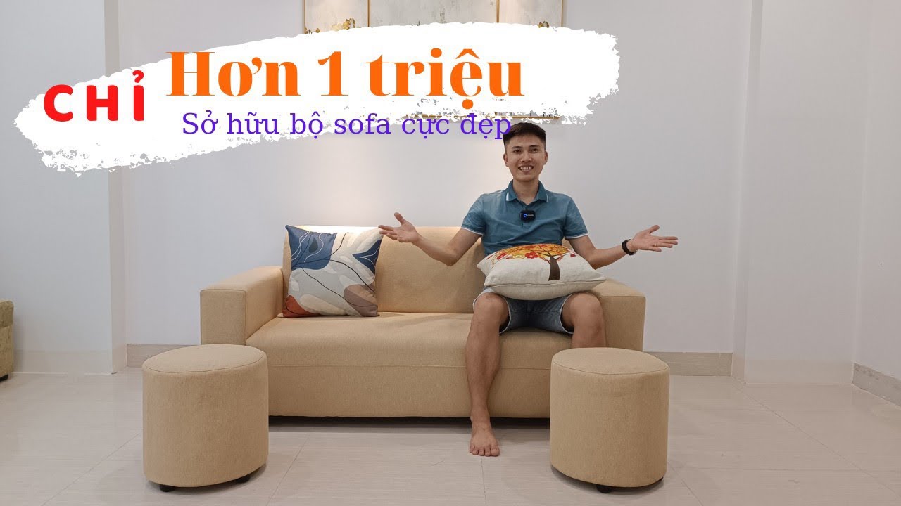 Sở Hữu Combo Bộ Sofa Giá Rẻ Chỉ Với Hơn 1 Triệu Đồng | Nội Thất Nhà Đẹp | VM Homes