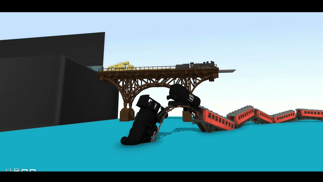WATER DISASTER! - THE TRAINZ RIDE! - ROLLING LINE