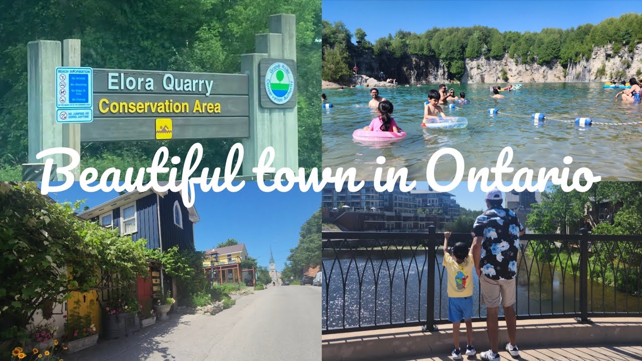 Elora Town & Quarry Conservation Area [Family Picnic/Beach fun] 🏖