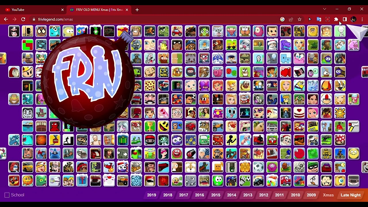 Friv Old Menu Game