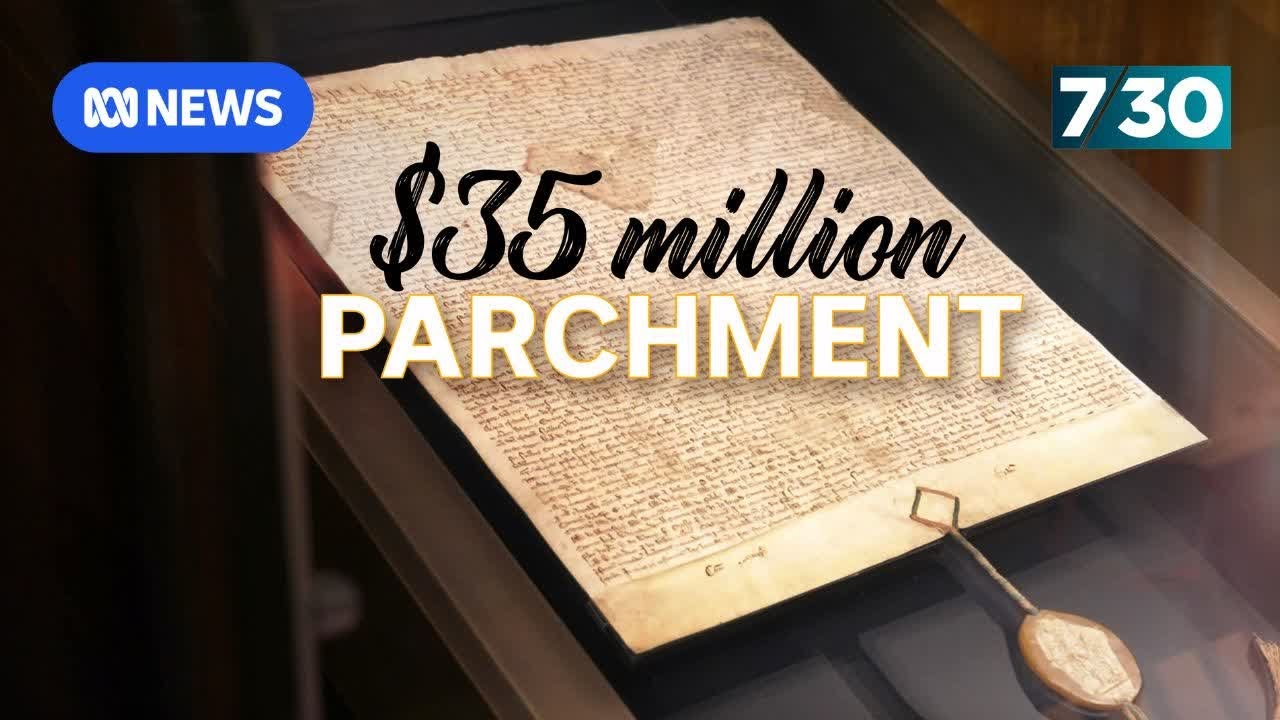 A 700-year-old copy of the Magna Carta is back at Parliament House after being restored | 7.30