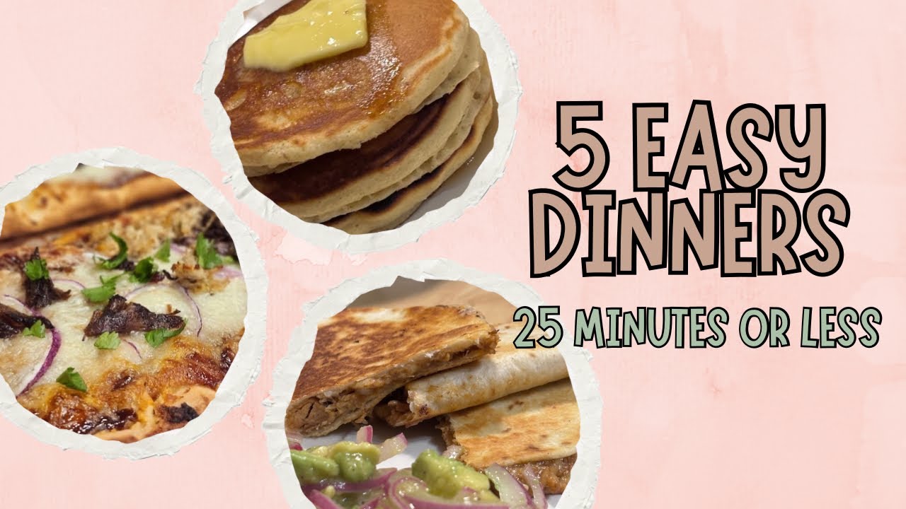 For Busy Nights :: 5 Dinners Done In 25 Minutes or Less