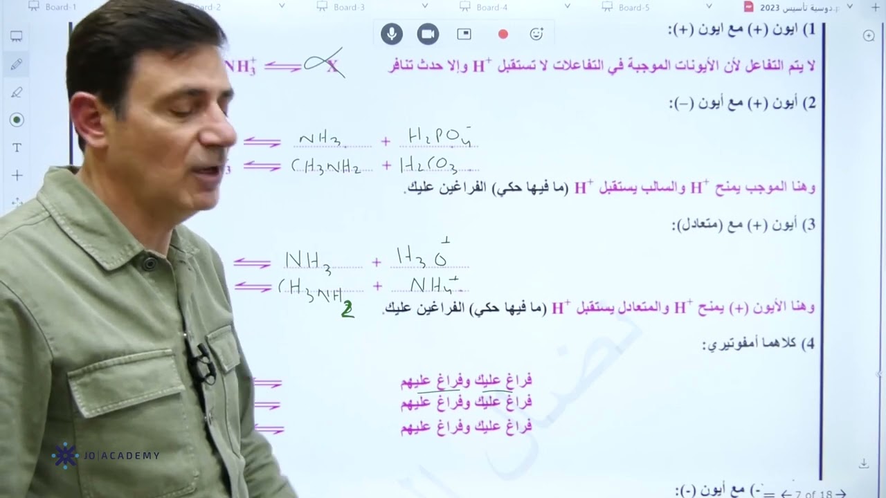 تأسيس كيمياء توجيهي الحصة الرابعة الاستاذ نضال الهندي - المناهج الجديدة 2006