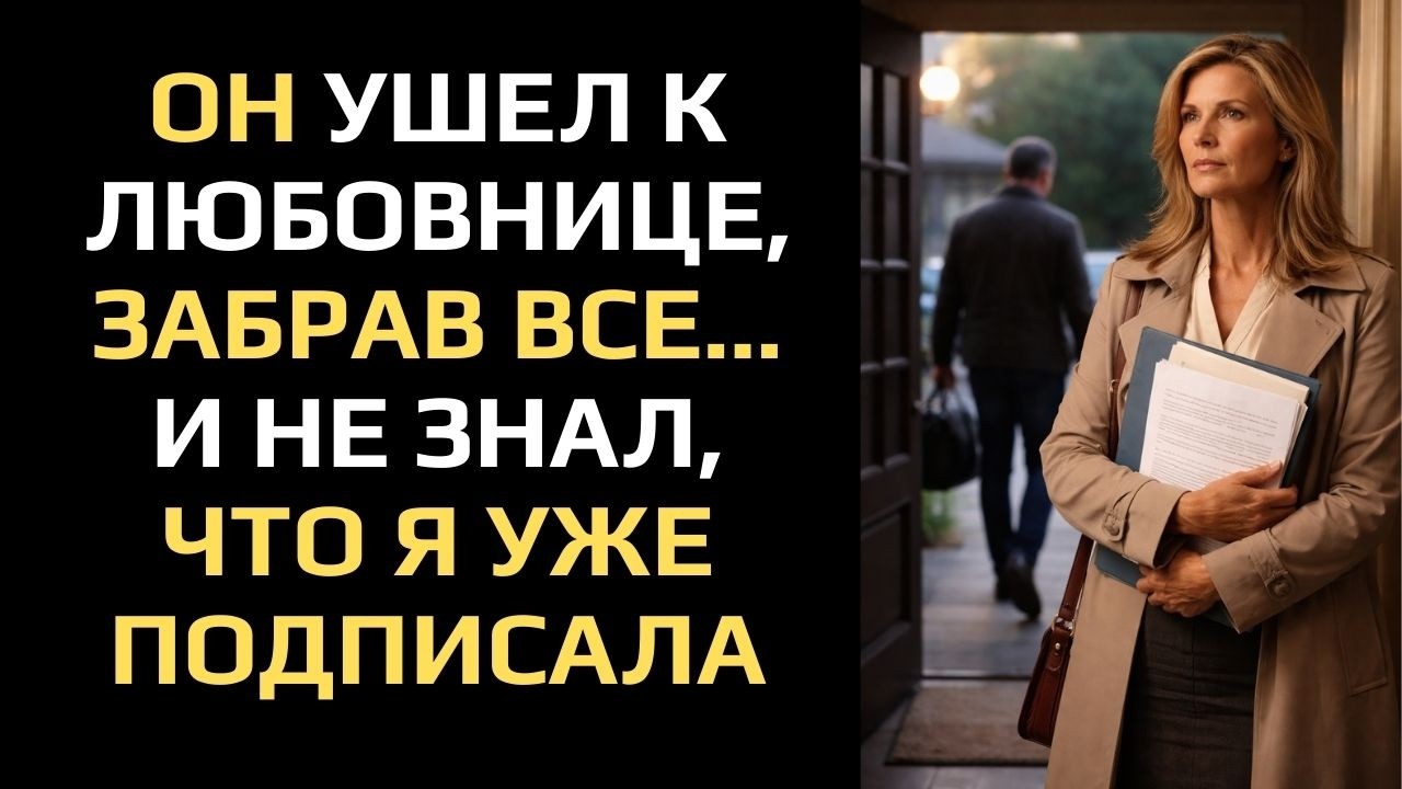 МУЖ ВЫБРАЛ ДРУГУЮ… НО НЕ ДОГАДЫВАЛСЯ, ЧТО ПОТЕРЯЛ БОЛЬШЕ, ЧЕМ ДУМАЛ
