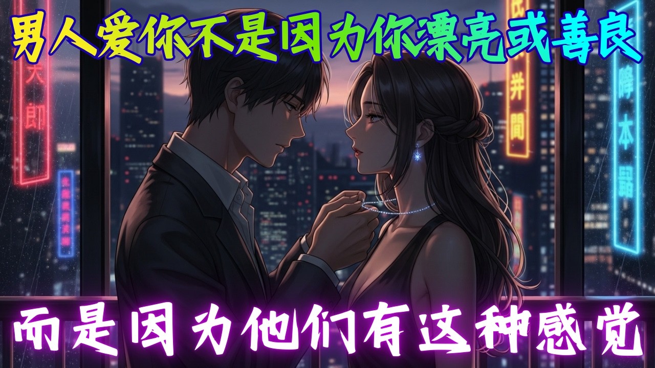 残酷的真相：男人爱你不是因为你漂亮或善良，而是因为他们有这种感觉