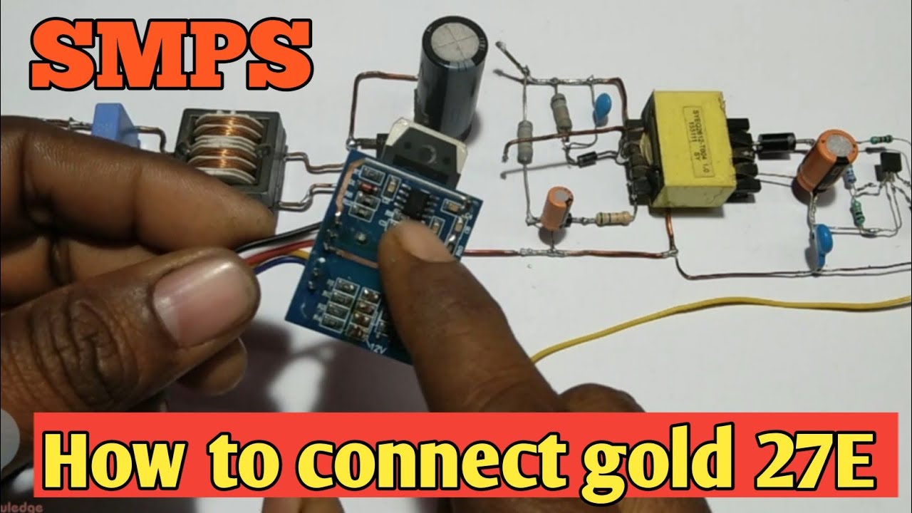 how to connect gold 27E module in hindi