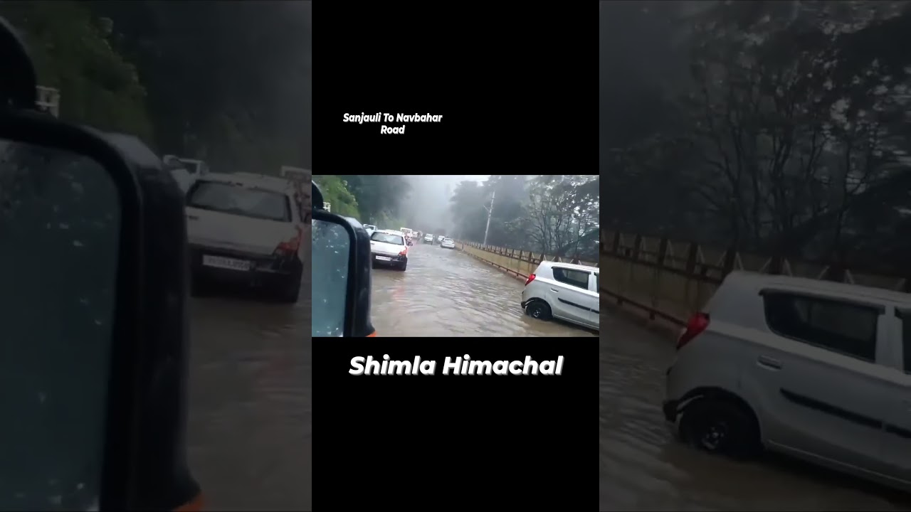 Flood in Shimla City 😱