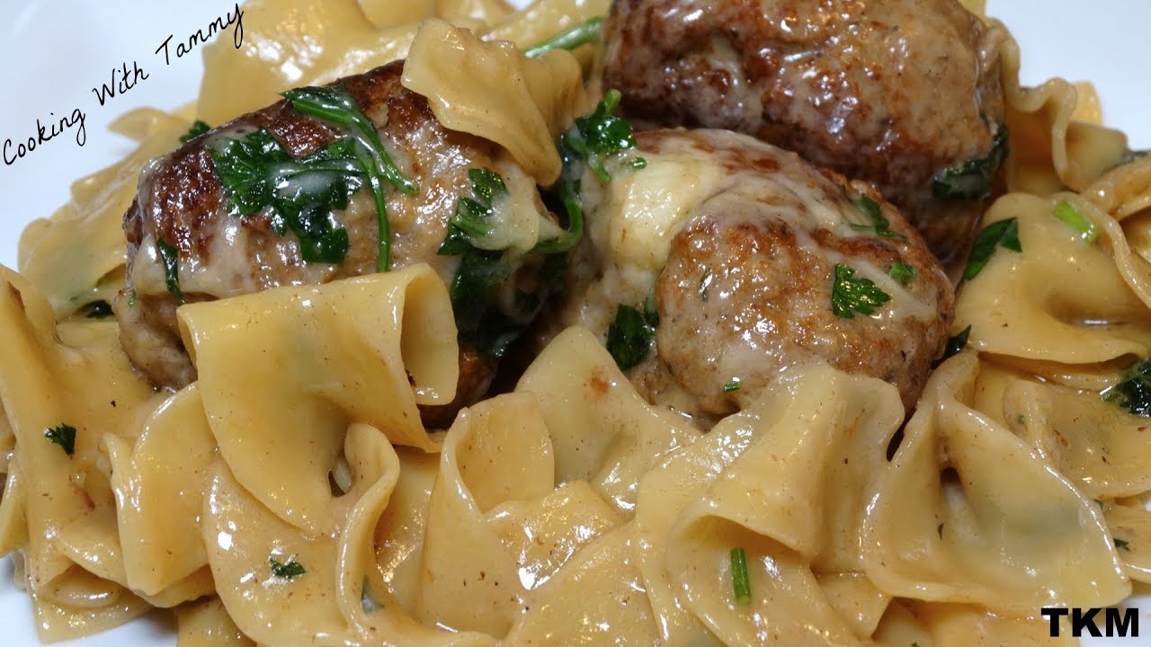 Parmesan Swedish Meatball Pasta