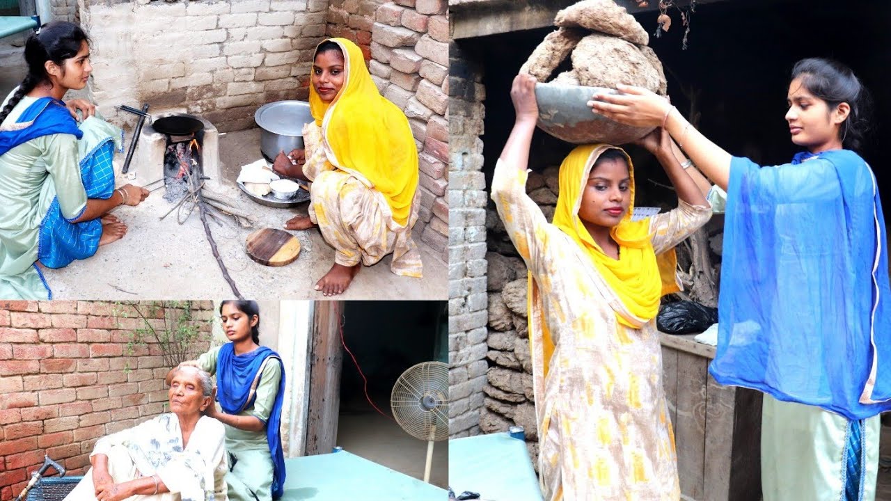 Village Girl Morning Working Routine 💕 Rural life of Punjab India 💕 Village Life of Punjab India