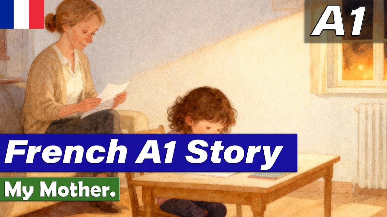 Learn French A1 | My Mother | Simple Story |