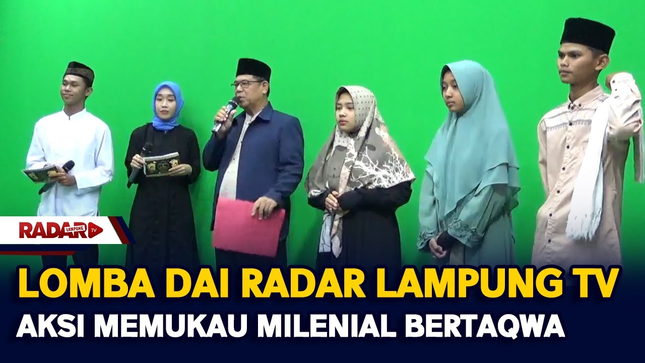 Lomba Dai Radar Lampung TV,Aksi Memukau Milenial Bertaqwa