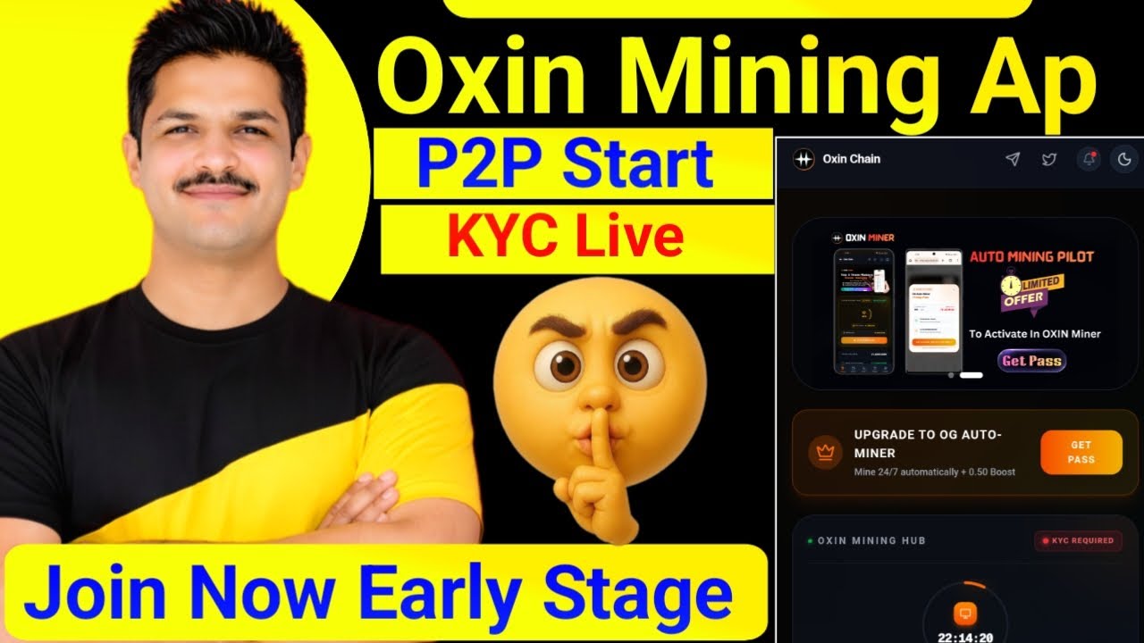 New Mining Ap || P2P Start Now || Kyc Live || Don't West The Time 